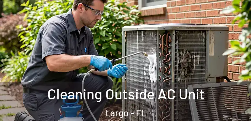  Cleaning Outside AC Unit Largo - FL